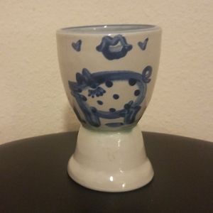 M.A. HADLEY DOUBLE EGG CUP COUNTRY SCENE PIG